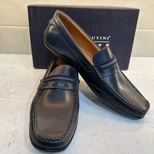 👞 Giorgio Brutini – Le Glove Men’s Navy Blue Leather Loafers | Size 12 M